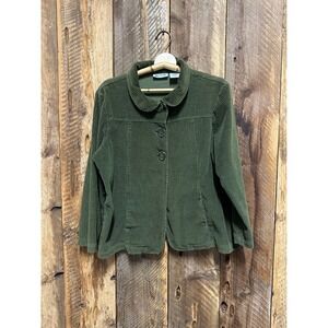 Blair Olive Corduroy Woman M Forestcore Goblincore Woodland Fairy Earthy Vintage
